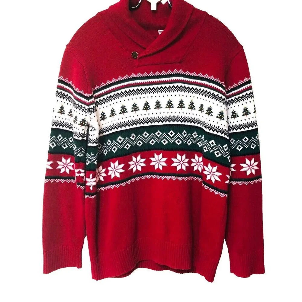 The Children's Place Nordic‎ Sweater Youth XL 14 Cotton Kids Christmas Winter